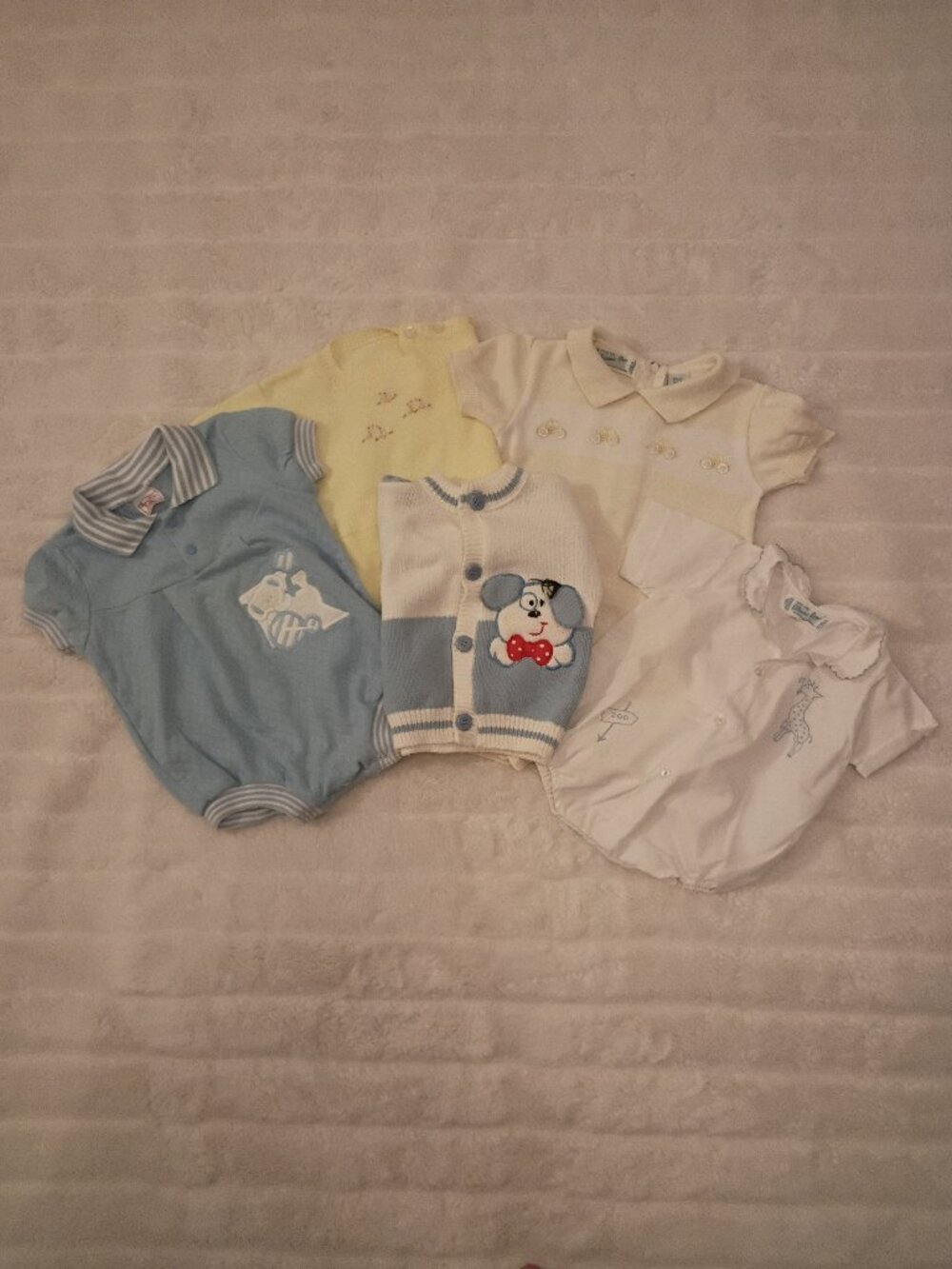 Vintage Little Boys 3 Months and 6-9 Months Lot